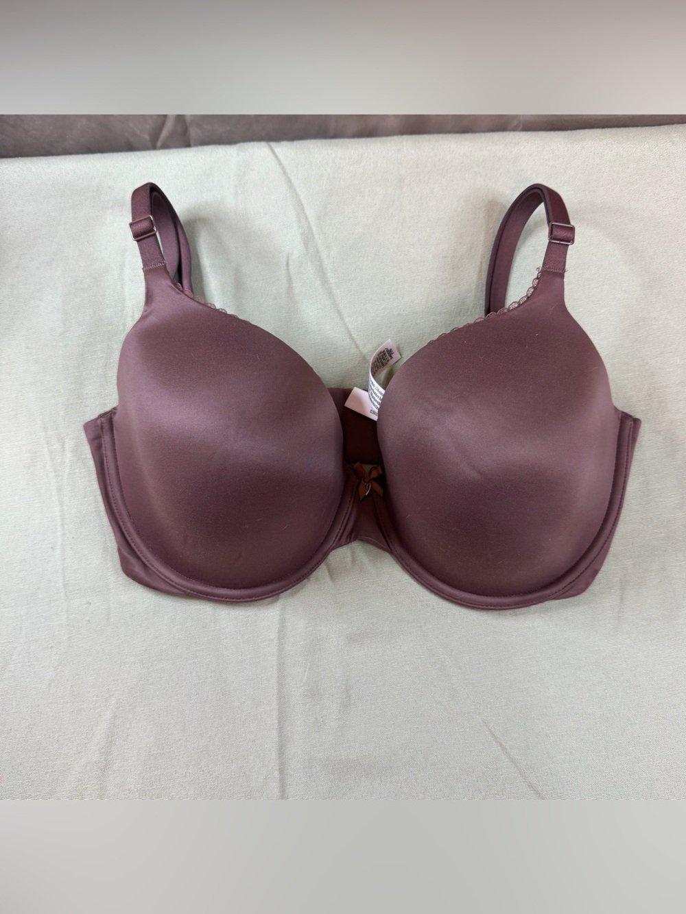 Victoria's Secret Plunge Bra in Plum/Brown Perfect Coverage